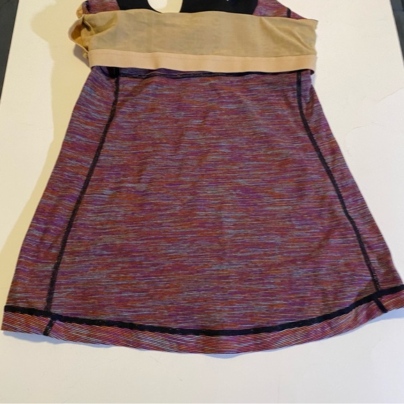 Lululemon Scoop Neck Tank built in bra, no size tag, maybe SZ S, GUC, see notes - Picture 3 of 10